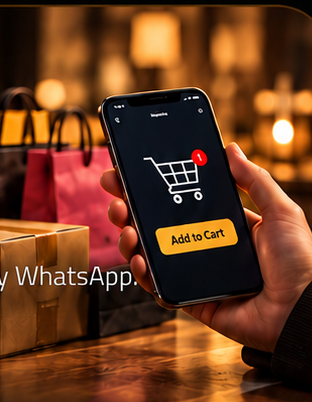 Shopping bags, parcel and online checkout